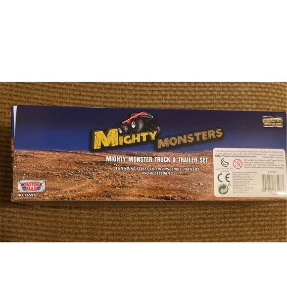 Mighty Monster Truck and trailer set NWT toy - Picture 3 of 3